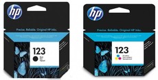 HP Ink 123 Combo Pack Black & Colour HP123/123 OEM