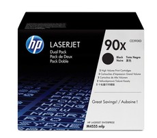 Hp # 90X Black High Yield Toner Cartridge - Dual Pack