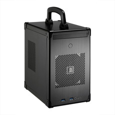 Lian Li PC-TU100 Mini-ITX / Mini-DTX chassis - Black with Top Flip Handle