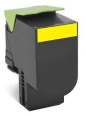 Lexmark 70C80Y0 Yellow Toner