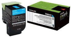 Lexmark 70C8HCE XL Cyan Toner