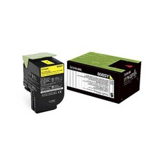 Lexmark 80C8SYE Yellow Toner