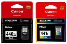 Canon Ink PG440XL & CL441XL - Black & Tri Colour Cartridge (OEM)