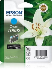 Epson - Ink - T0592 - Cyan - Lilly - Stylus Photo R2400