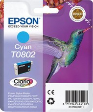 Epson - Ink - T0802 - Cyan - Hummingbird