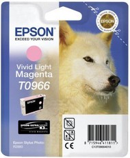 EPSON - Ink - T0966 - Light Magenta - Retail Pack - Stylus R2880