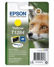 Epson - Ink - T1284 - Yellow - Fox - Stylus S22 / Sx125 / Sx425W / Bx305F