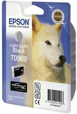 EPSON - Ink - T0969 - Light Black - Retail Pack - Stylus R2880