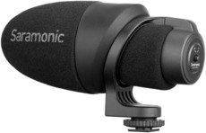 Saramonic CamMic Condenser Shotgun Camera Microphone (Black)