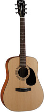 Cort AD810 OP Standard Series Dreadnought Acoustic Guitar (Open Pore Natural)