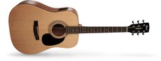 Cort AD810E OP Standard Series Dreadnought Acoustic Electric Guitar (Open Pore Natural)