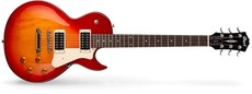 Cort CR100 Electric Guitar (Crimson Red Sunburst)