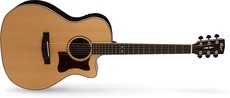 Cort GA5F-PF Grand Regal Series Grand Auditorium Acoustic Electric Guitar (Natural)