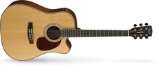 Cort MR710F NS MR Series Dreadnought Acoustic Electric Cutaway Guitar (Natural)