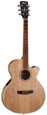 Cort SFX-AB SFX Series Acoustic Electric Guitar (Open Pore Ash Burl)