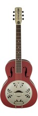 Grestch G9241 Alligator Biscuit Round Neck Resonator Guitar (Chieftain Red)