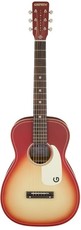 Gretsch G9500 LTD Jim Dandy 24 Inch Scale Flat Top Guitar Acoustic Guitar (Chieftain Red Burst)