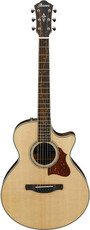 Ibanez AE205JR-OPN AE Series Acoustic Electric Guitar with Bag (Open Pore Natural)