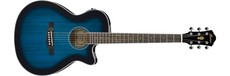 Ibanez AEG8E-TBS AEG Series Acoustic Electric Guitar (Transparent Blue Sunburst High Gloss)