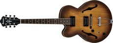 Ibanez AF55L-TF AF Series AF Artcore Left-Handed Hollow Body Electric Guitar (Tobacco Flat)