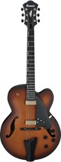 Ibanez AFC95-VLM AFC Series Contemporary Archtop Hollow Body Electric Guitar (Violin Matte)