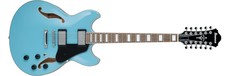 Ibanez AS7312-MTB AS Series AS Artcore 12 String Double Cut-Away Hollow Body Electric Guitar (Mint Blue)