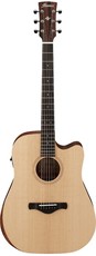 Ibanez AW150CE-OPN Artwood Traditional Series Dreadnought Acoustic Electric Guitar (Open Pore Natural)