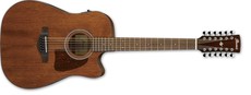 Ibanez AW5412CE-OPN Artwood Series 12 String Dreadnought Acoustic Electric Guitar (Open Pore Natural)