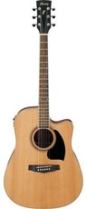 Ibanez PF17ECE-LG PF Performance Series Dreadnought  Acoustic Electric Guitar (Natural)