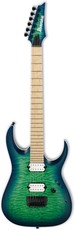 Ibanez RGAIX6MQM Iron Label Series Electric Guitar (Surreal Blue Burst)