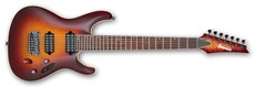 Ibanez S6527SKFX-STB S Series S Prestige 7 String Electric Guitar with Case (Sunset Burst)