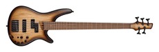 Ibanez SR655E-NNF SR Series SR Standard 5 String Bass Guitar (Natural Browned Burst Flat)