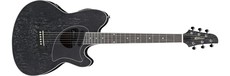 Ibanez TCM50-GBO Talman Series Double Cut-Away Acoustic Electric Guitar (Galaxy Black Open Pore)