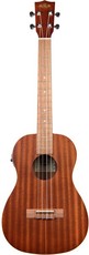 Kala KA-BE Satin Mahogany Baritone Acoustic Electric Ukulele (Natural)