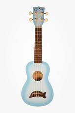 Kala Makala Dolphin Soprano Ukulele (Light Blue Burst)