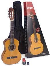 Stagg C430 M 3/4 Classical Acoustic Guitar Pack (Natural)