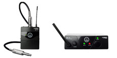 AKG WMS40 WMS40 Mini Single Instrumental Set Wireless Instrument Microphone System – ISM2 Frequency (Black)