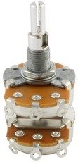 Allparts 1meg Split Shaft Stacked Concentric Potentiometer for Danelectro Guitars (Nickel)