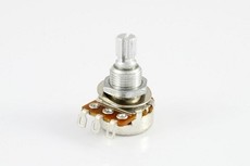 Allparts 250K Split Shaft Mini Audio Potentiometer - Nickel (Pack of 20)