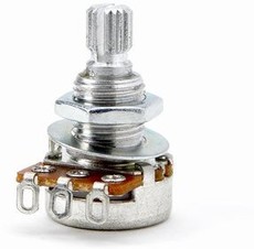 Allparts 50K Split Shaft Audio Mini Potentiometer (Nickel)