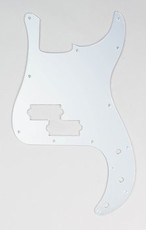 Allparts Bass Guitar 13-Hole 1-Ply Pickgaurd for Fender Precision Bass Style Guitars (Mirror)