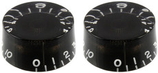 Allparts Black Speed Knobs (Set of 2)