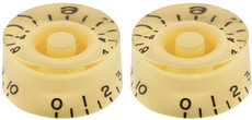 Allparts Cream Speed Knobs (Set of 2)