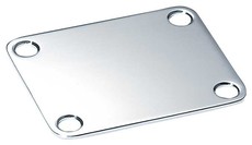 Allparts Electric and Bass Guitar 4-Hole Neckplate (Chrome)