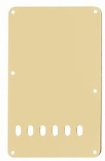 Allparts Electric Guitar 1-Ply Backplate with Six String Holes (Cream)