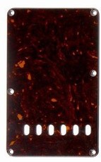 Allparts Electric Guitar 3-Ply Backplate with Six String Holes (Tortoise Shell)