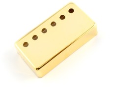 Allparts Electric Guitar 49.2mm and 53mm String Spacing Humbucker Pickup Cover Set - Neck and Bridge (Gold)