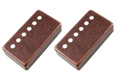 Allparts Electric Guitar 49.2mm String Spacing Humbucker Pickup Cover Set (Antique Bronze)