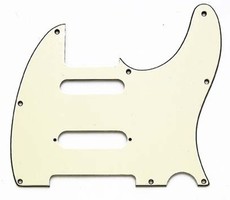 Allparts Electric Guitar 8-Hole 3-Ply Pickgaurd for Fender Telecaster SS Style Guitars (Mint Green)