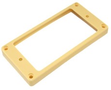 Allparts Electric Guitar Flat Bottom Plastic Humbucker Pickup Mounting Ring Set for Epiphone Style Guitars (Cream)